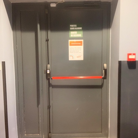 Porte de sortie